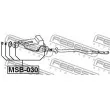 FEBEST MSB-030 - Silent bloc de suspension (train avant)