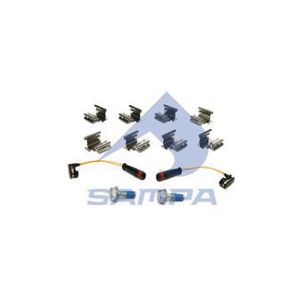 Kit d'accessoires, plaquette de frein à disque SAMPA [010.975]