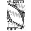 FEBEST MSB-064 - Suspension, radiateur