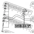 FEBEST MSB-DA1F - Suspension, stabilisateur