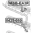 FEBEST MSB-EA3R - Suspension, stabilisateur