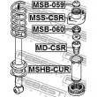 FEBEST MSHB-CUR - Bouchon de protection/soufflet, amortisseur