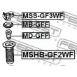 FEBEST MSHB-GF2WF - Bouchon de protection/soufflet, amortisseur