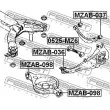 FEBEST MZAB-036 - Suspension, crémaillière de direction