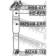 FEBEST MZAB-132 - Douille, amortisseur