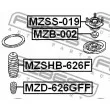FEBEST MZB-002 - Appareil d'appui à balancier, coupelle de suspension