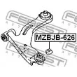 FEBEST MZBJB-626 - Kit de réparation, rotule de suspension