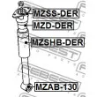 FEBEST MZD-DER - Butée élastique, suspension