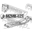 FEBEST MZMB-025 - Support moteur