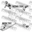 FEBEST MZMB-TRR - Support moteur