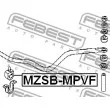 FEBEST MZSB-MPVF - Coussinet de palier, stabilisateur