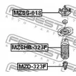FEBEST MZSHB-323F - Bouchon de protection/soufflet, amortisseur