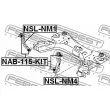 FEBEST NAB-115-KIT - Suspension, jambe d'essieu