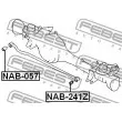 FEBEST NAB-241Z - Silent bloc de suspension (train arrière)