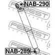 FEBEST NAB-289 - Douille, amortisseur