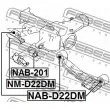 FEBEST NAB-D22DM - Suspension, Différentiel
