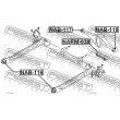 FEBEST NARM-038 - Triangle ou bras de suspension (train arrière)