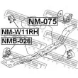 FEBEST NM-075 - Support moteur
