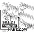 FEBEST NM-D22DM - Suspension, Différentiel