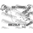 FEBEST NM-J104WDL - Suspension, boîte de vitesse manuelle