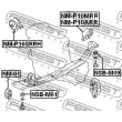 FEBEST NM-P10SRRH - Support moteur avant droit