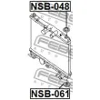 FEBEST NSB-061 - Suspension, radiateur