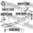 FEBEST NSB-M01 - Suspension, corps de l'essieu