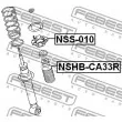 FEBEST NSHB-CA33R - Bouchon de protection/soufflet, amortisseur