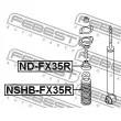 FEBEST NSHB-FX35R - Bouchon de protection/soufflet, amortisseur