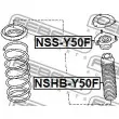 FEBEST NSS-Y50F - Suspension, amortisseur
