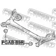 FEBEST PGAB-B9R - Suspension, corps de l'essieu