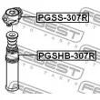 FEBEST PGSHB-307R - Bouchon de protection/soufflet, amortisseur