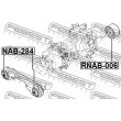 FEBEST RNAB-006 - Suspension, Différentiel