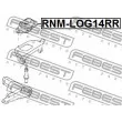 FEBEST RNM-LOG14RR - Suspension, boîte de vitesse manuelle