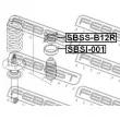 FEBEST SBSI-001 - Patin de ressort