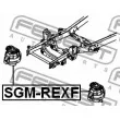 FEBEST SGM-REXF - Support moteur