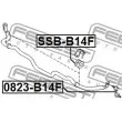 FEBEST SSB-B14F - Suspension, stabilisateur