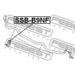 FEBEST SSB-B9NF - Suspension, stabilisateur