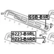 FEBEST SSB-B9R - Suspension, stabilisateur