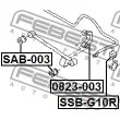 FEBEST SSB-G10R - Suspension, stabilisateur