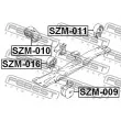 FEBEST SZM-016 - Support moteur