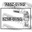 FEBEST SZSB-GVSQ - Douille, arbre de direction