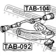 FEBEST TAB-104 - Silent bloc de suspension (train avant)