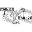 FEBEST TAB-126 - Silent bloc de suspension (train avant)