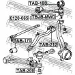 FEBEST TAB-183 - Silent bloc de suspension (train avant)