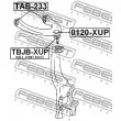 FEBEST TAB-233 - Silent bloc de suspension (train avant)