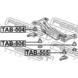 FEBEST TAB-505 - Silent bloc de suspension (train arrière)