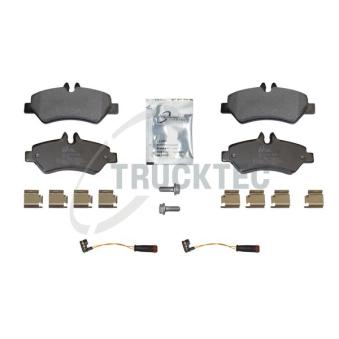 Jeu de 4 plaquettes de frein arrière TRUCKTEC AUTOMOTIVE [02.35.195]