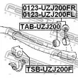 FEBEST TAB-UZJ200 - Suspension, jambe d'essieu