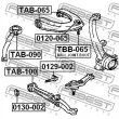 FEBEST TBB-065 - Kit de réparation, rotule de suspension